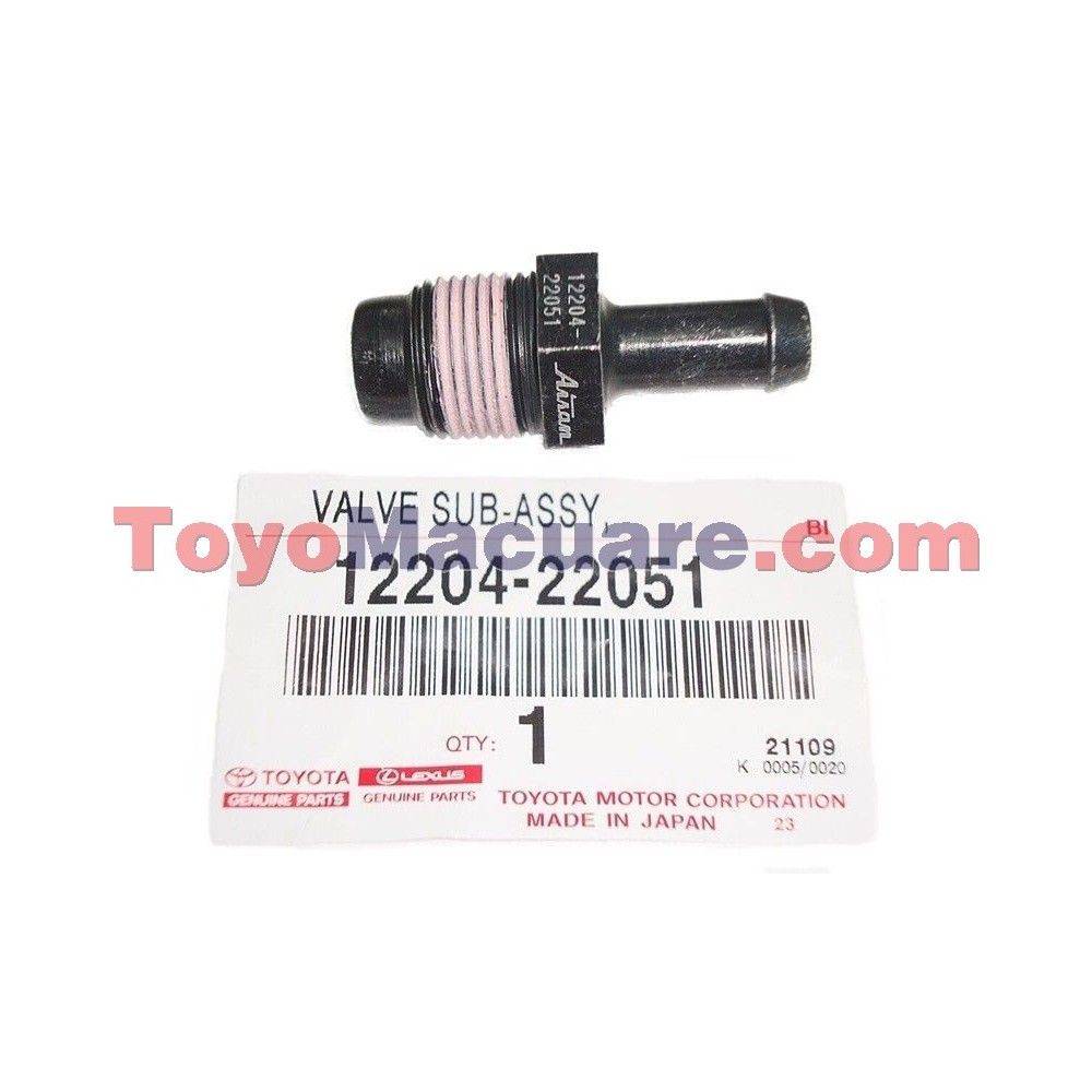 Vanne PCV 12204-22051 Pour Toyota MR2 1ZZ-FE - Plastique, Remplacement Facile