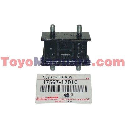 Base Soporte Tubo Escape Toyota Autana Burbuja Machito 4.5 17567-17010