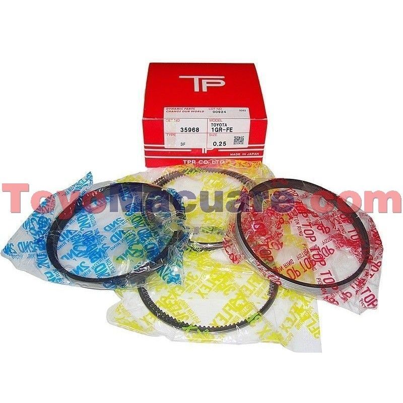 Anillos 025 4Runner, Fortuner, Hilux Kavak Motor 1Gr 4.0