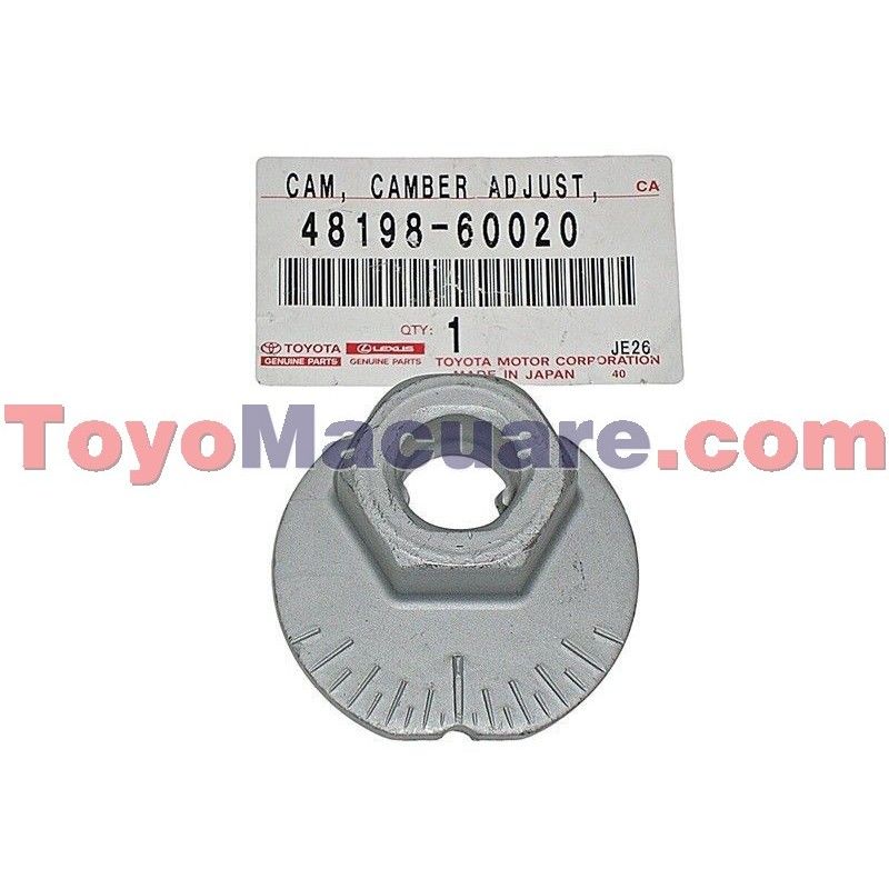 48198-60020 Tuerca Adjuste Tornillo Excentrico Derecho Meseta Inferior Toyota 4Runner, Prado, Tacoma