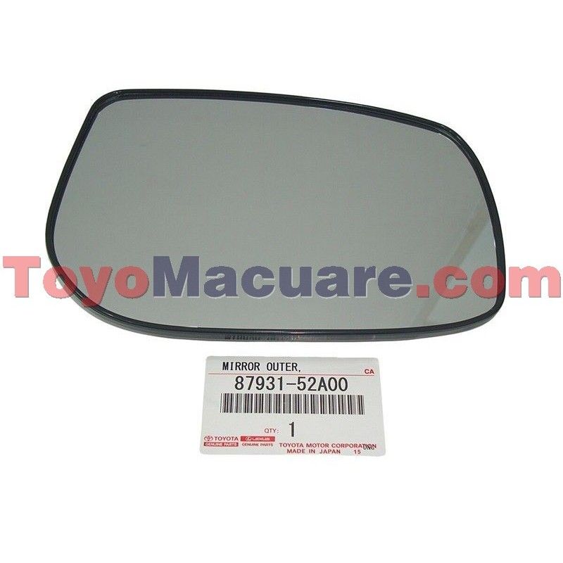87931-52A00 Espejo Luna Derecho Toyota Yaris Sport, Belta
