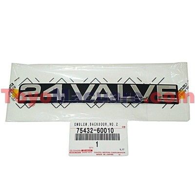 Emblema 24Valve Compuerta Trasera Toyota Autana Burbuja 75432-60010