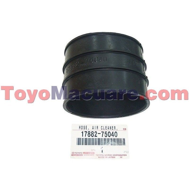 17882-75040 Manguera Ducto del Filtro Aire Admision del Cuerpo Aceleracion Toyota Hilux, Meru