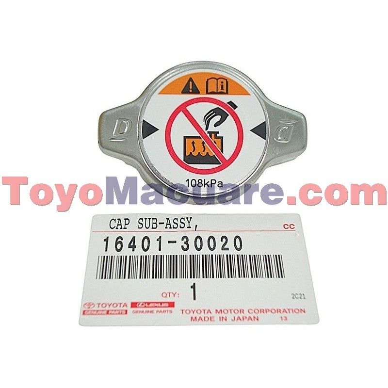 16401-30020 Tapa Radiador Toyota Fj Cruiser, 4Runner, Tacoma