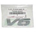 75428-0K031 Emblema Lateral V6 Toyota Fortuner, Hilux Kavak
