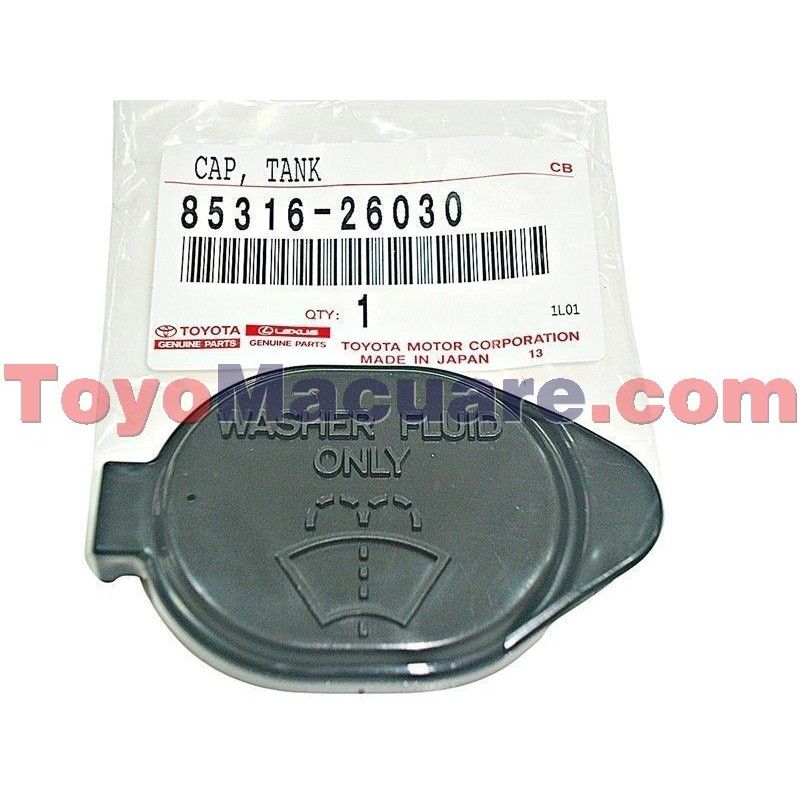 85316-26030 Tapa Envase Limpia Parabrisas Toyota Corolla, Meru, Prado, Yaris Sport, Belta