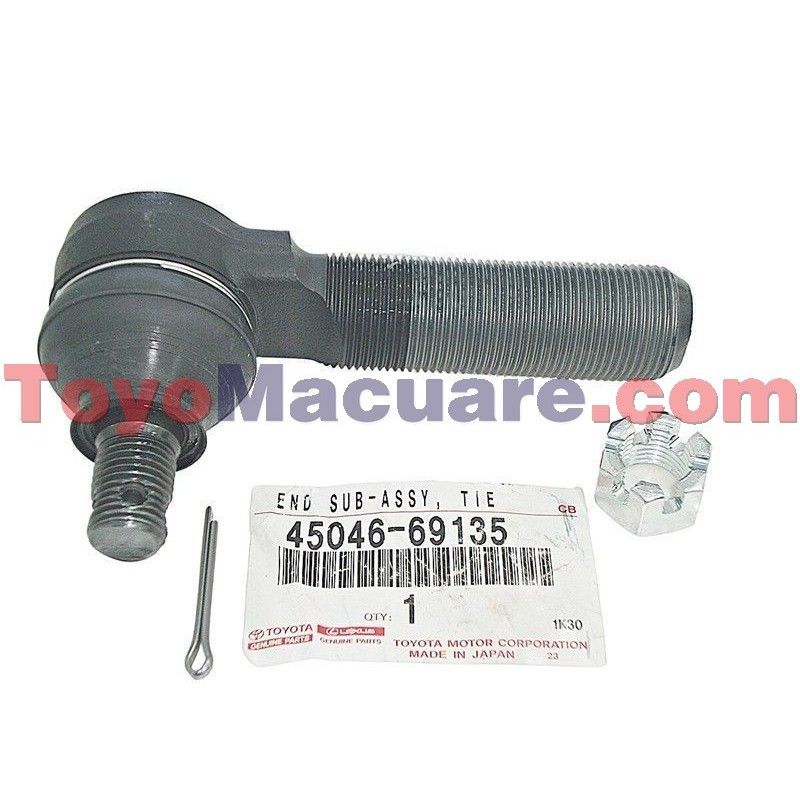 45046-69135 Terminal Izquierdo Externo Direccion Toyota Autana, Burbuja, Land Cruiser, Machito