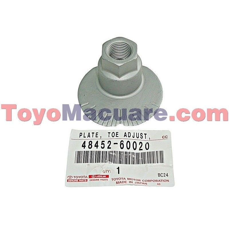 48452-60020 Tuerca Tornillo Excentrico Meseta Inferior Toyota 4Runner, Prado, Tacoma