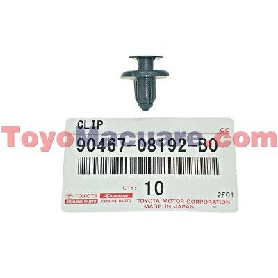 90467-08192-B0 Clip Tapiceria Puertas Toyota Meru, Prado