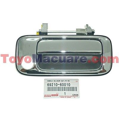 69210-60010 Manilla Derecha Externa Cromada Puerta Delantera Toyota Autana, Burbuja