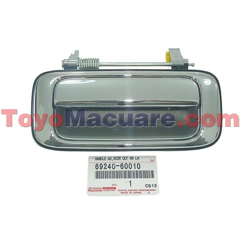 69240-60010 Manilla Izquierda Externa Cromada Puerta Trasera Toyota Autana, Burbuja