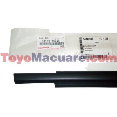 Cepillo Moldura Lamevidrio Externo Toyota Previa Trasero Derecho 68163-28040