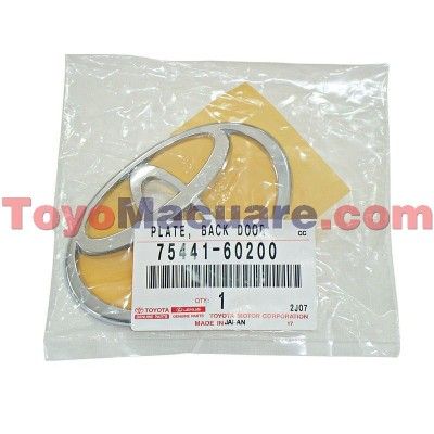 Emblema Logo Compuerta Trasera Toyota Meru Prado 75441-60200