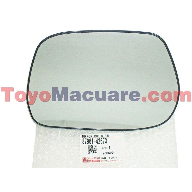 87961-42670 Espejo Luna Retrovisor Izquierdo Terios Bego