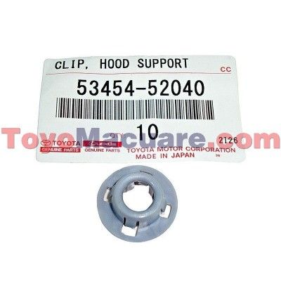 53454-52040 Clip Soporte Varilla Capot Toyota Yaris Belta