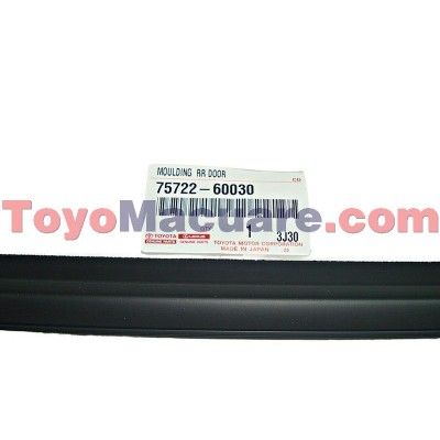 Moldura Lamevidrio Puerta Izquierda Trasera Toyota Prado 75722-60030