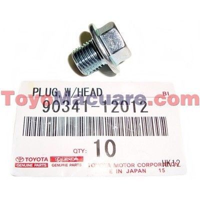 Tornillo Tapon Carter Aceite Motor Toyota 90341-12012