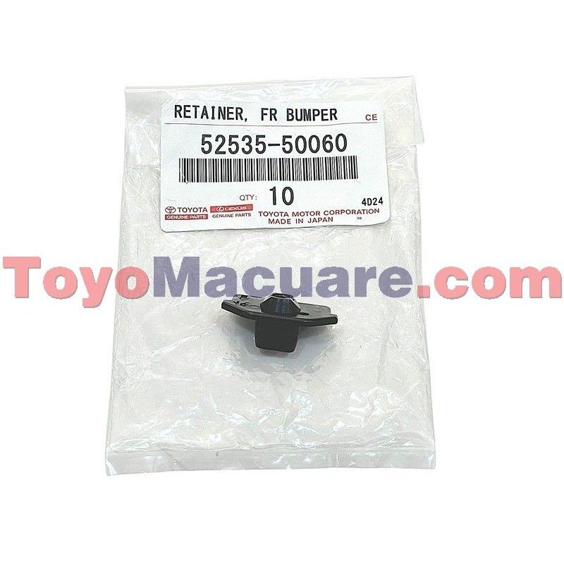 Retenedor Sujetador Parachoque Delantero Toyota Camry 52535-50060