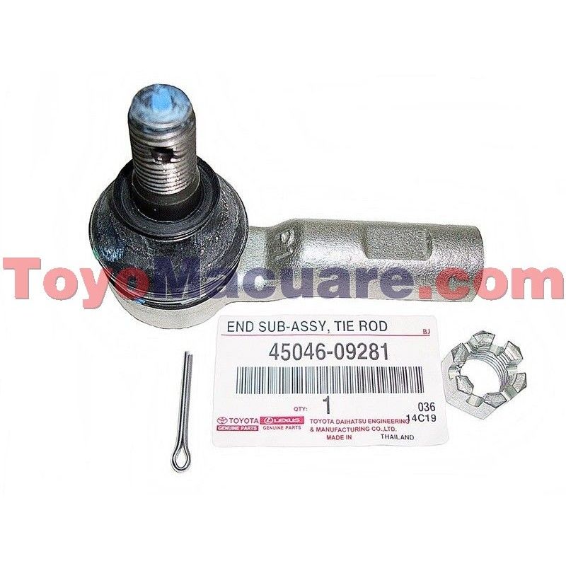45046-09281 Terminal Rh/Lh Externo Fortuner, Hilux
