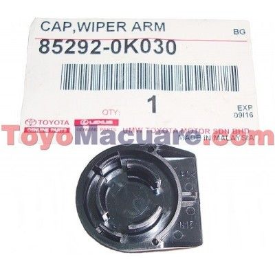 Tapa Tuerca Limpia Parabrisa Delantero Toyota Fortuner Hilux 85292-0K030