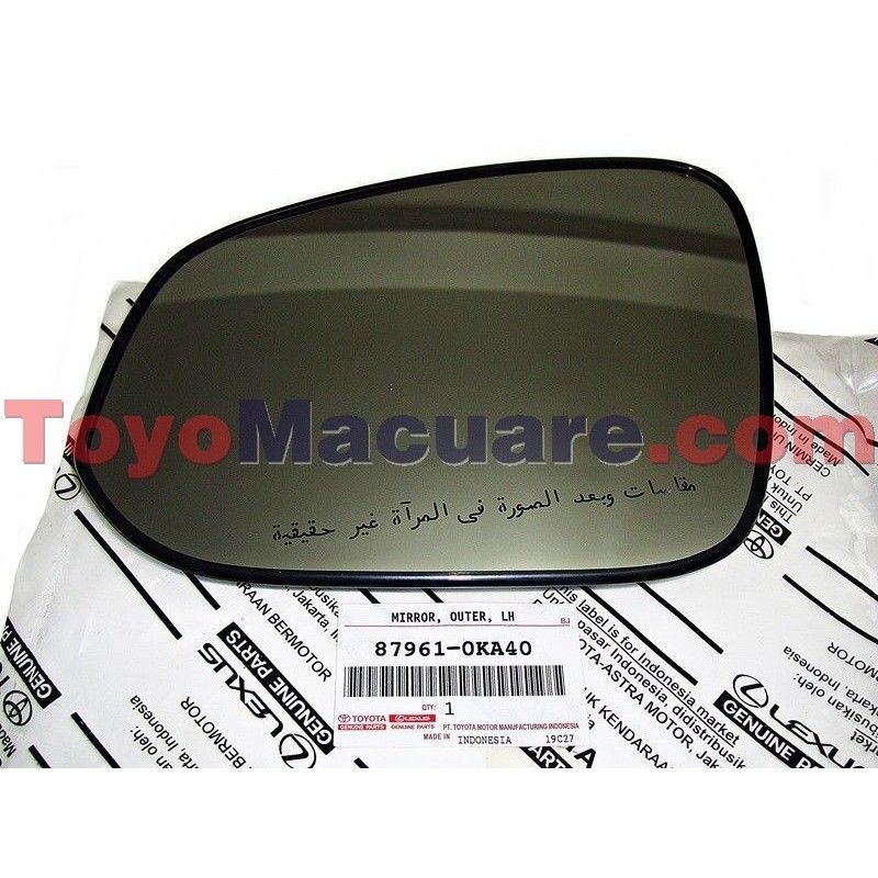 87961-0KA40 Espejo Luna Lh Fortuner 16-19 Dubai